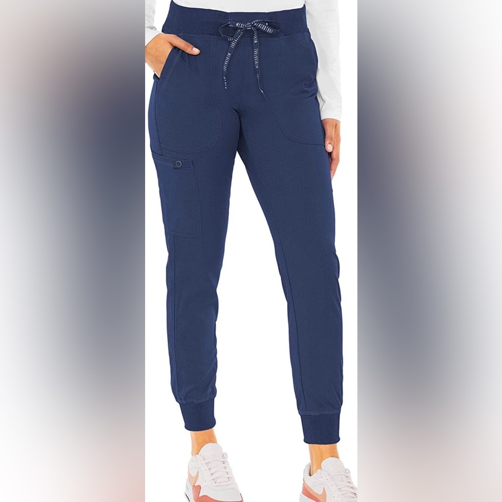 Med Couture Scrub Pants Navy Jogger Yoga Pants XXL